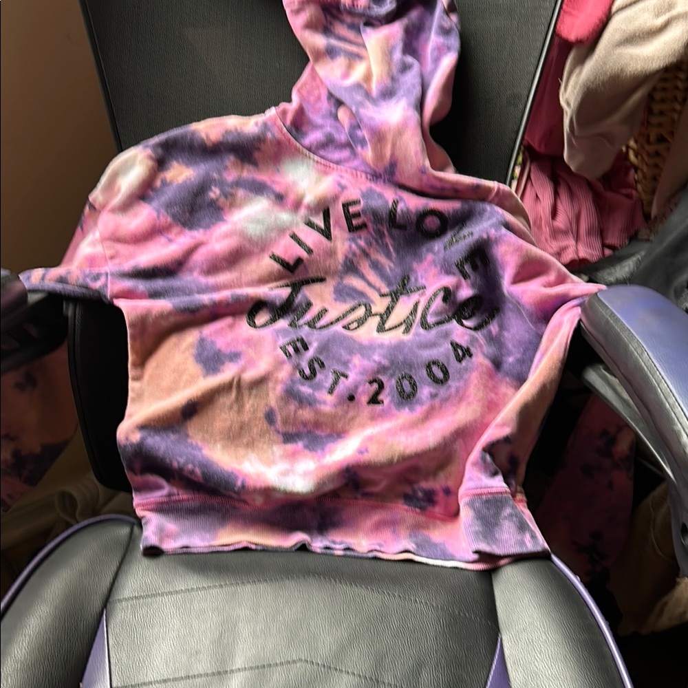 Justice Tie-Dye Hoodie
